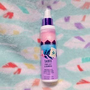 Bath and body works Tahiti pink lily bamboo protective hair perfume never used